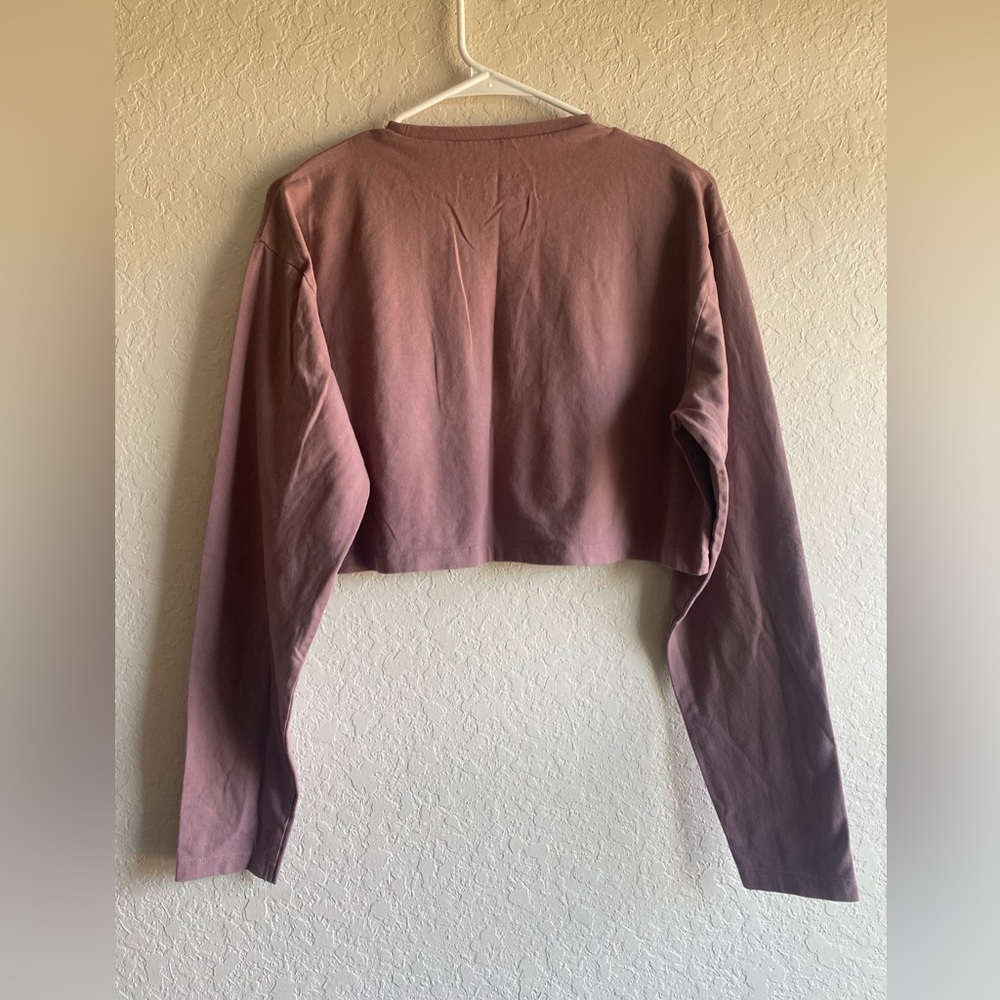 Alphalete PBNS Crop Long Sleeve Tee ~ Medium - Picture 6 of 7